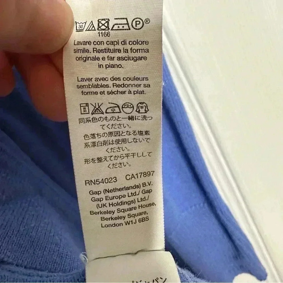 GAP Factory Cardigan Long Periwinkle Blue Size Small - Picture 9 of 16